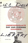 The Bulletin, Newark College of Engineering Undergraduate Courses 1964-1965 by New Jersey Institute of Technology