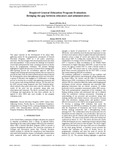 Required General Education Program Evaluation: Bridging the Gap Between Educators and Administrators by James Lipuma, Cristo Leon, and Jeremy P. Reich